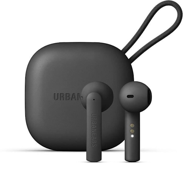 URBANEARS Luma - Trådløse Bluetooth-hovedtelefoner - 25 timers batterilevetid - Sprøjtsikker - Berørings- og stemmestyring - Sort