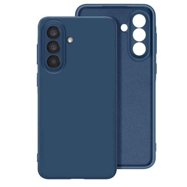 Silicone Soft-Touch Cover til Galaxy A57 Fast Cover Serie Blå Blå