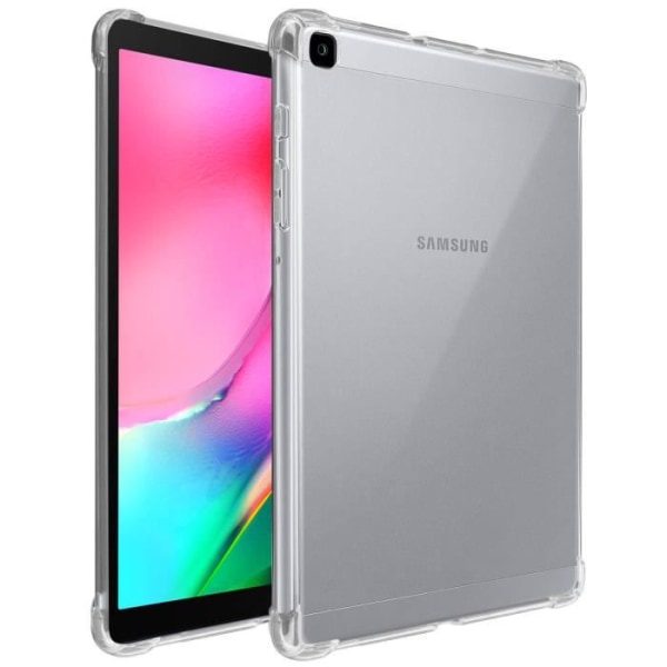 Fodral till Samsung Galaxy Tab A 10.1 2019 Silikon Flexible Corners Bumper Transparent