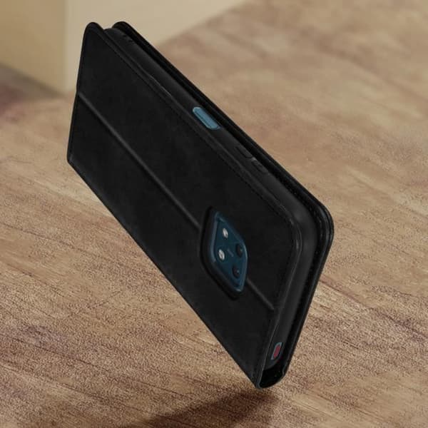Wallet Case - AVIZAR - Nokia XR20 - Black - Rigid - Magnetic - Unisex Svart