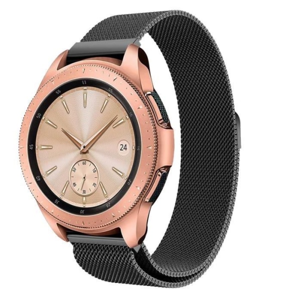 Armband till Samsung Galaxy Watch 42 mm Milanese magnetisk - svart