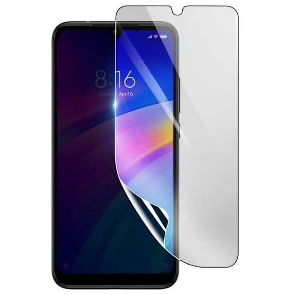 Näytönsuoja - 3MK - Xiaomi Redmi 7 - Iskunkestävä Hydrogeeli - Läpinäkyvä - Naarmuuntumaton Transparent