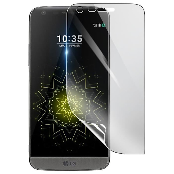 Näytönsuoja - 3MK - LG G5 - Iskunkestävä Hydrogeeli - Läpinäkyvä - Naarmuuntumaton Transparent