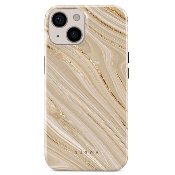 Coque til iPhone 13 Elegant Mønster Fuldt Glam Burga Guld Gul
