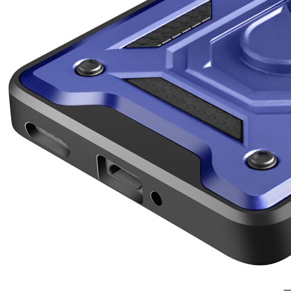 Coque til Honor 400 Lite Magnetisk Ring Kamerabeskyttelse Blå Blå