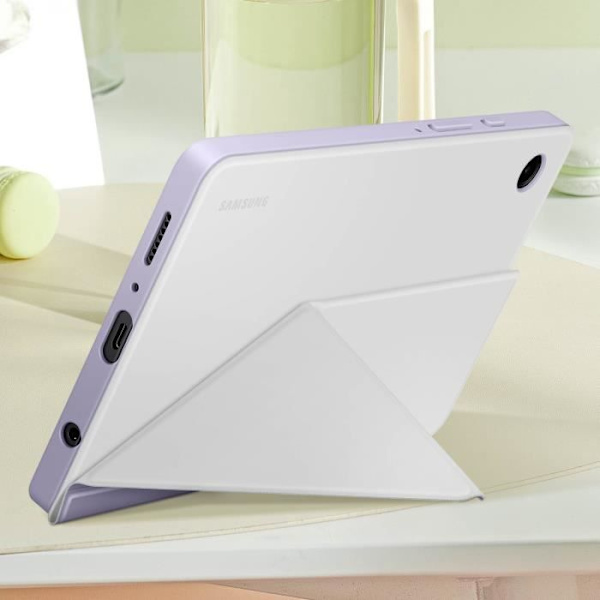 Alkuperäinen Samsung Galaxy Tab A9 Case Flip Multiposition Support Samsung White Vit