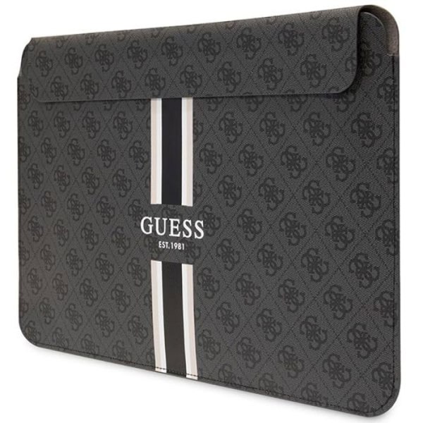 Cg mobile - GUCS14P4RPSK - Guess Sleeve 14" musta 4G Stripe print