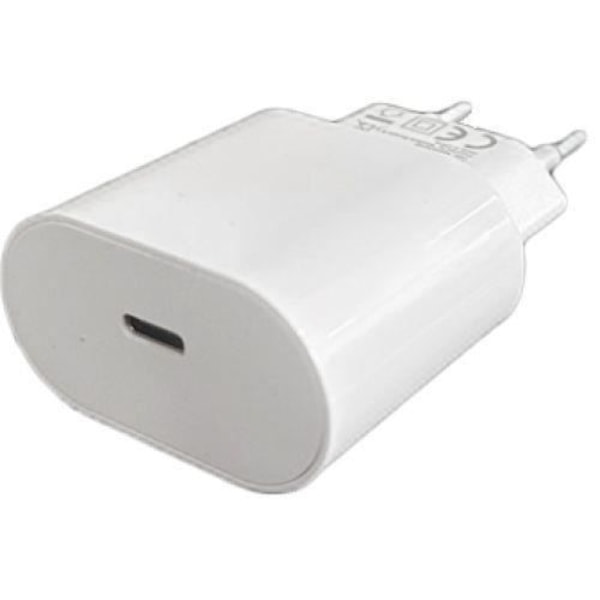 USB-C Oplader - AVIZAR - 20W - Power Delivery - 3A - Kompakt og Let Hvid Vit