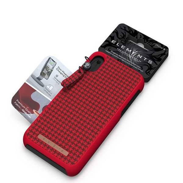 Nordic Elements Saeson Idun - Kuori iPhone Xs Max (Punainen)