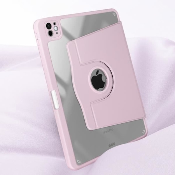 Fodral för iPad Pro 11 2024 - AVIZAR - Flip Rotating Stand - Rosa - Syntet - Blandat Rosa