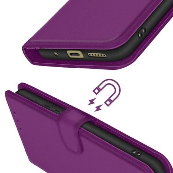 Etui til Xiaomi Redmi 13 Klap Portemonnaie Magnetisk Lilla Lila