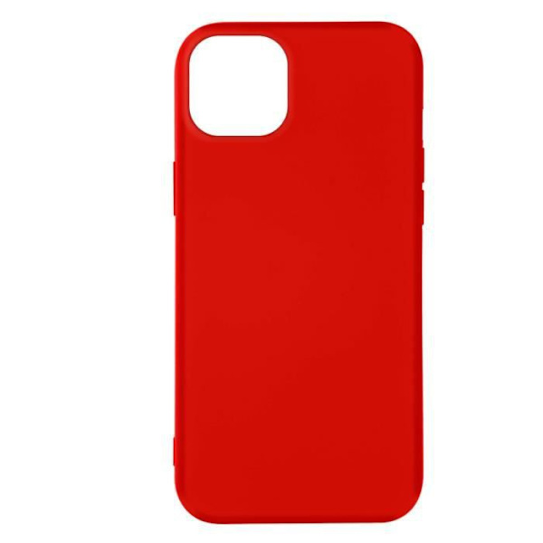 iPhone 14 cover Halvstiv Soft-touch Fin rød