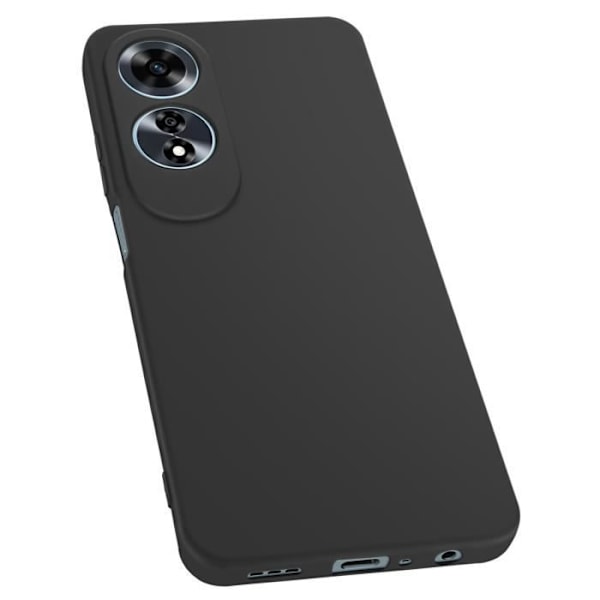 Coque för Oppo A60 Semi-hård Soft-touch Anti-spår Svart Svart