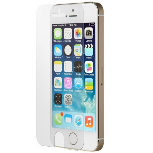 Suojakalvo - Avizar - iPhone 5/5S/SE - Äärimmäisen läpinäkyvä - Naarmuuntumaton - Esileikattu Transparent