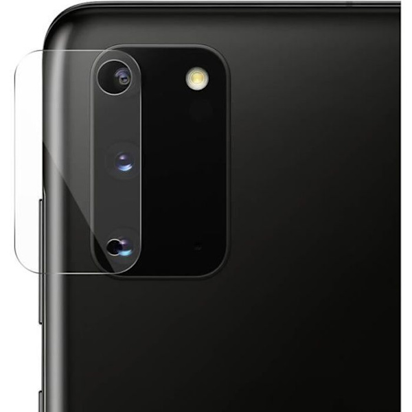 Kameraskydd - AVIZAR - Samsung Galaxy S20 - Härdat glas - Antispår - Reptålig Transparent