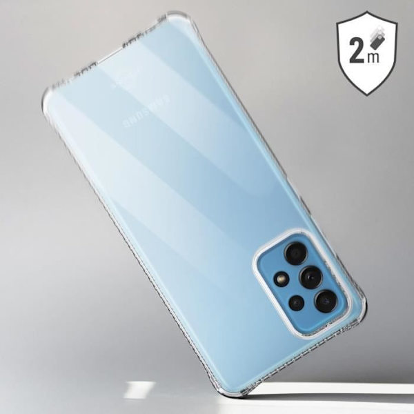 Fodral för Samsung A52 och A52s Förstärkt anti-fall 2m Itskins Transparent Vit