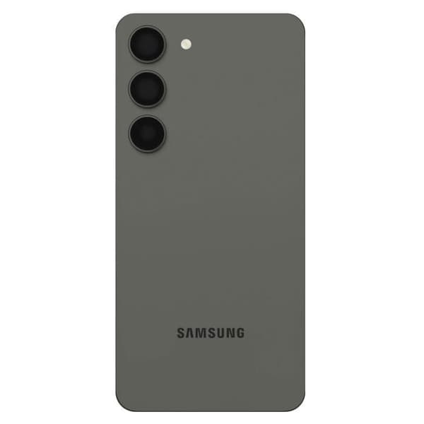 Batteri cache - SAMSUNG - Galaxy S23 - Grøn - Original bagside - Forenklet installation Grön