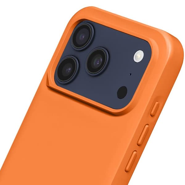 Skydd för iPhone 17 Pro Modell SolidX Stötsäker 3.5 m certifierad MIL-STD 810G Rhinoshield Orange Apelsin