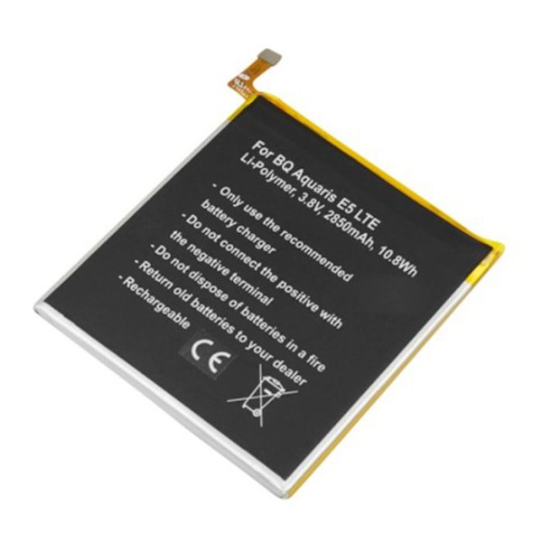 Akku BQ Aquaris E5 LTE Li-Polymeeri 3.8V 2850mAh 108Wh