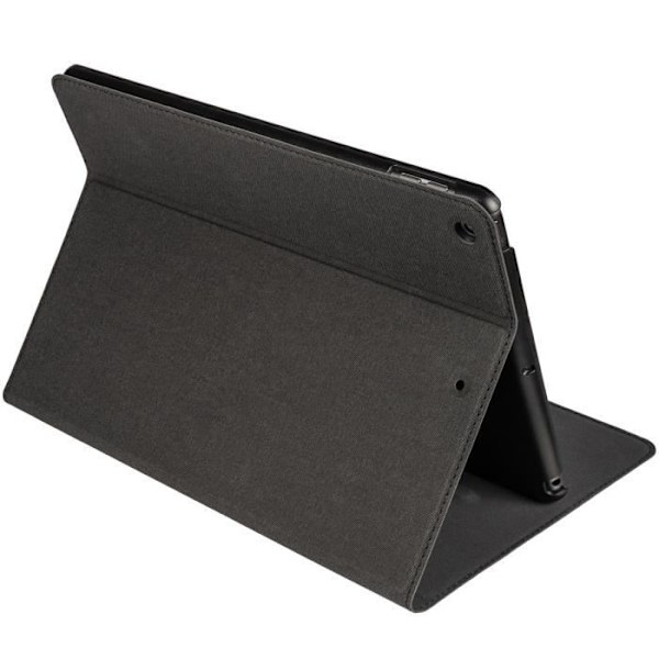 Wallet Tablet Case - Gecko Covers - Easy-Click 2.0 - Kompatibel iPad 10.2 - Kunstlæder - Sort Svart