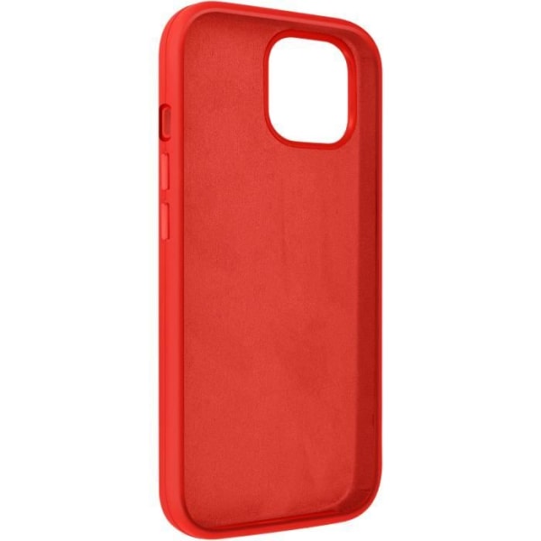 Coque - MOXIE - iPhone 15 Plus - Semi-rigide - Inder i mikrofiber - Rød Röd