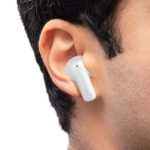 Bluetooth 5.4 hörlurar Laddningsfodral 30h Kontrollknapp Akashi - vit Vit