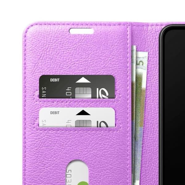 Plånboksfodral för Galaxy S26 med Stödfunktion och Magnetflik Zanaé Lila Violett