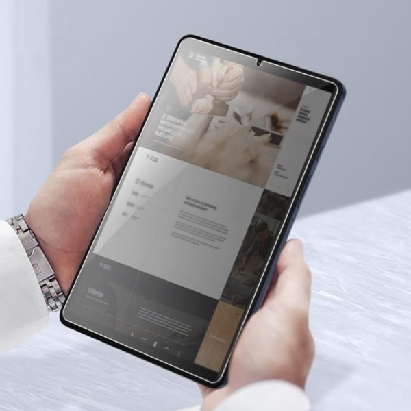 Näyttökalvo - AKASHI - Samsung Galaxy Tab A9 - 9H karkaistu lasi - Naarmuuntumaton - Läpinäkyvä Transparent