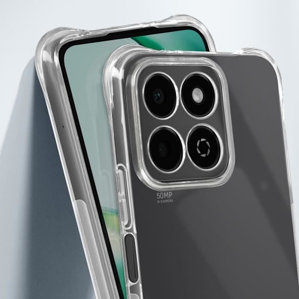 Skydd för Honor 200 Smart Stöttålig Flexibel Förstärkt Transparent Transparent