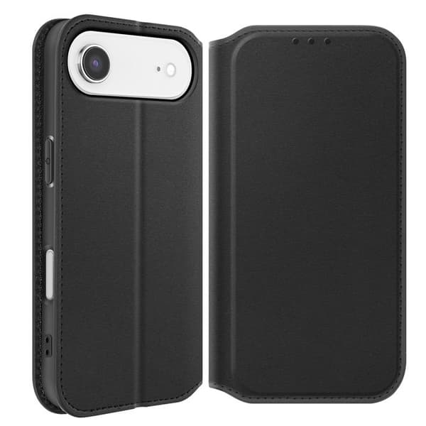 Folio Etui - AVIZAR - iPhone Air - Sort - Kortholder - Støttefunktion Svart