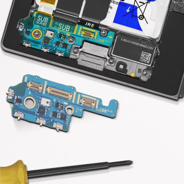 Latausliitin Samsung Galaxy Z Fold 6:lle, sininen mikro Blå
