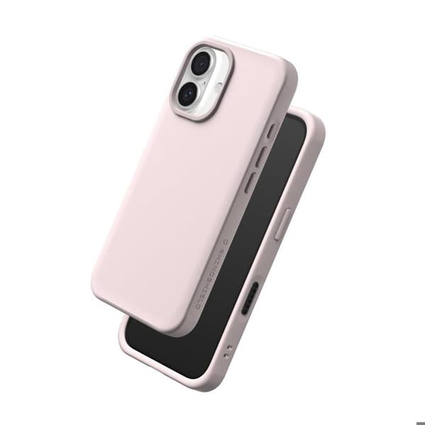 "Coque til iPhone 16 Plus Model SolidX Stødabsorberende kompatibel med trådløs opladning Rhinoshield Lys rosa" Ljusrosa