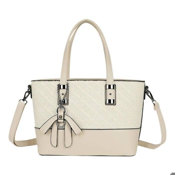 Fringe Tote Bag til Kvinder med Gallantry Beige Skulderrem Beige