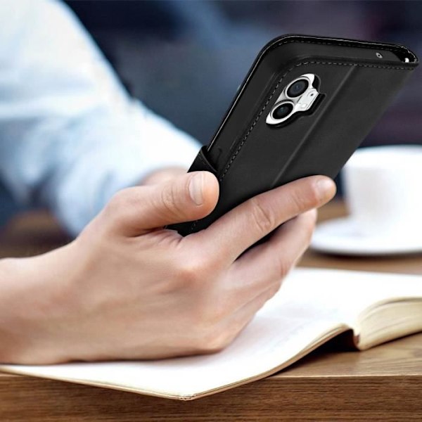 Intet Telefon 1 Etui Pung og videoholder Sort karabinhage håndledsrem Svart