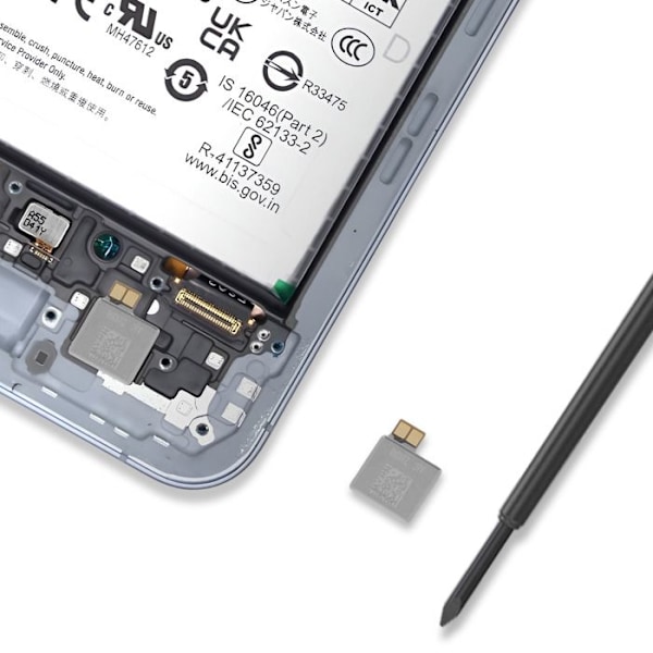 Korvikevärinä Samsung Galaxy A55 Musta Svart