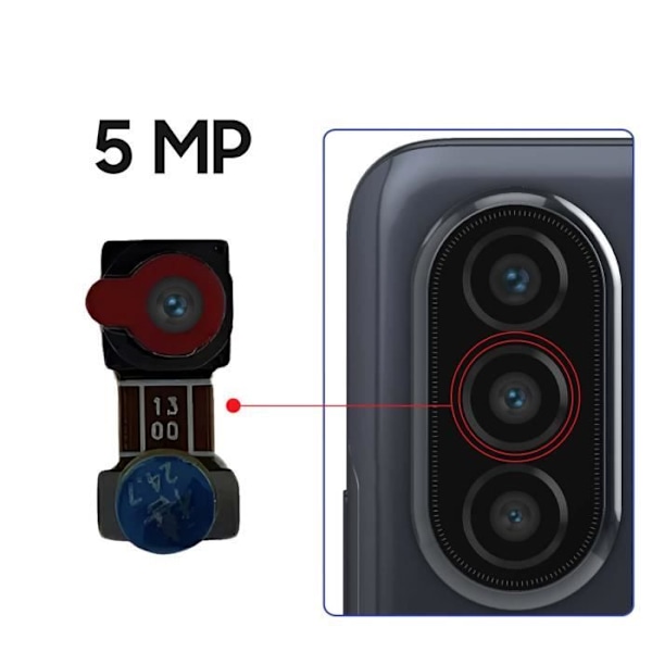 Ultra vidvinkelkamera til Huawei Nova Y70 5MP Huawei Sort Svart