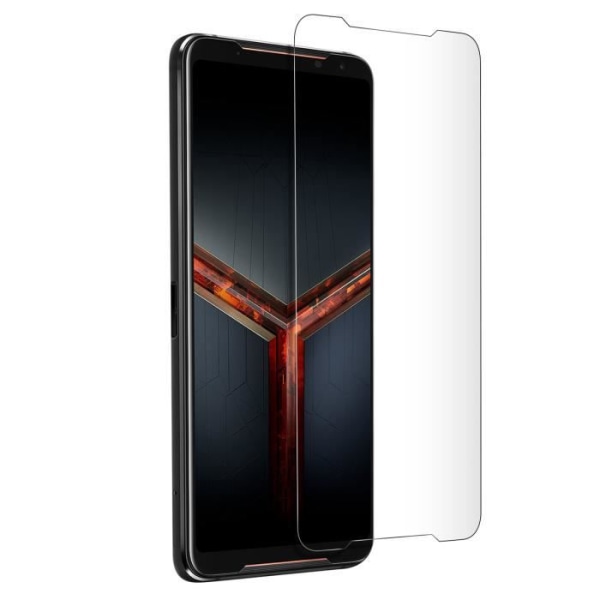 Skärmfilm Asus ROG Phone 2 Tempered Glass 9H Anti-smuts - Transparent Vit