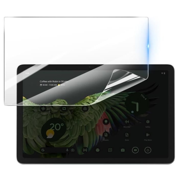 Skærmbeskytter - 3MK - Google Pixel Tablet - Stødsikker Hydrogel - Ridsefast - Gennemsigtig Transparent