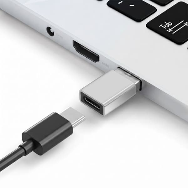 USB-C Hon till USB 3.0 Hane Höghastighet 5Gbps Blå Stjärna Silver