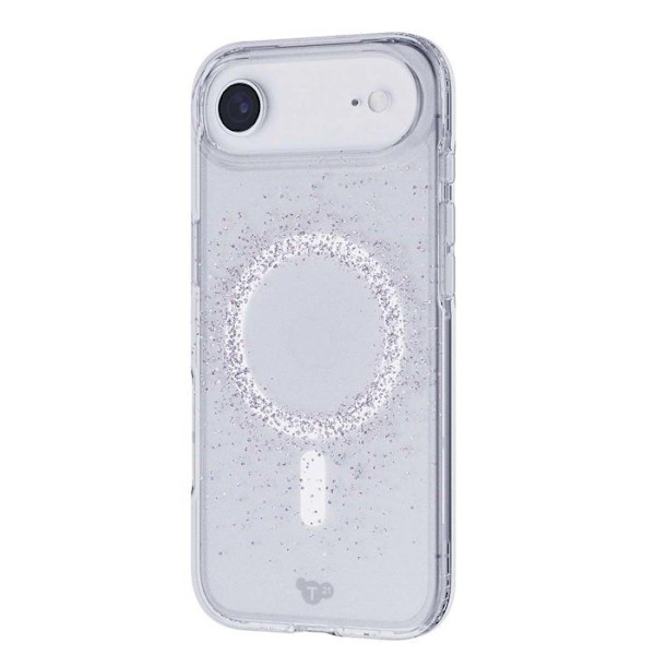 MagSafe Case - TECH21 - iPhone Air - Glitrende - Transparent - Fleksibel Vit