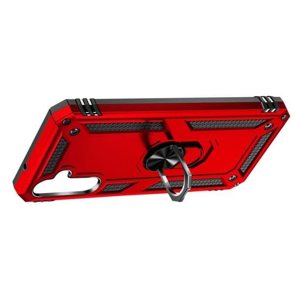 Coque - ArmoRing - Samsung A54 5G - Stødabsorberende - Rød - Videostativ Röd
