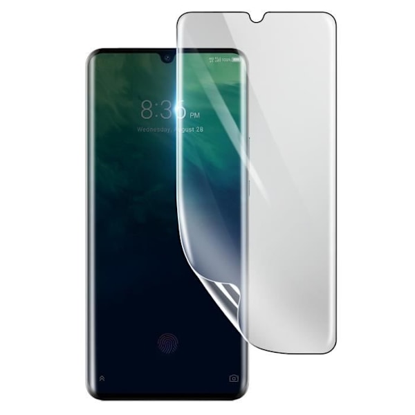 Skärmskydd - 3MK - ZTE Axon 10 Pro - Stötsäker Hydrogel - Transparent - Reptålig Transparent