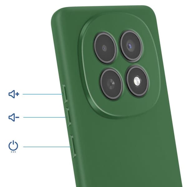 Coque Soft-Touch til Redmi Note 15 4G i Antiskrid Silikone Grøn Gran Grön