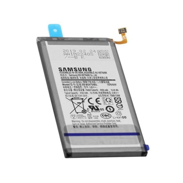 Internt batteri Samsung Galaxy S10 Plus 4100mAh Original EB-BG975ABU Sort