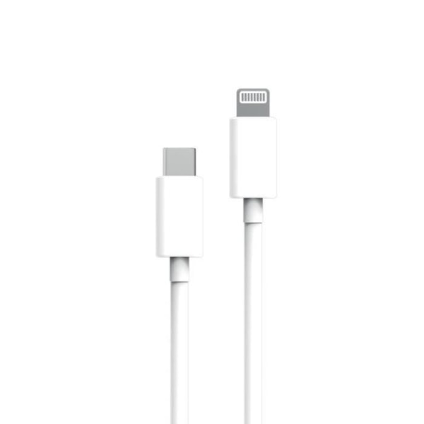 USB-C Lightning Cable 3m Valkoinen - MYWAY - Pinnoitettu liitin - Langallinen Vit