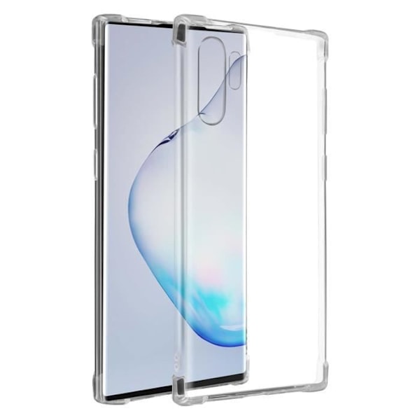 Coque - AVIZAR - Galaxy Note 10 Plus - Silikon Flexibel - Transparent - Ultra-tunn Transparent