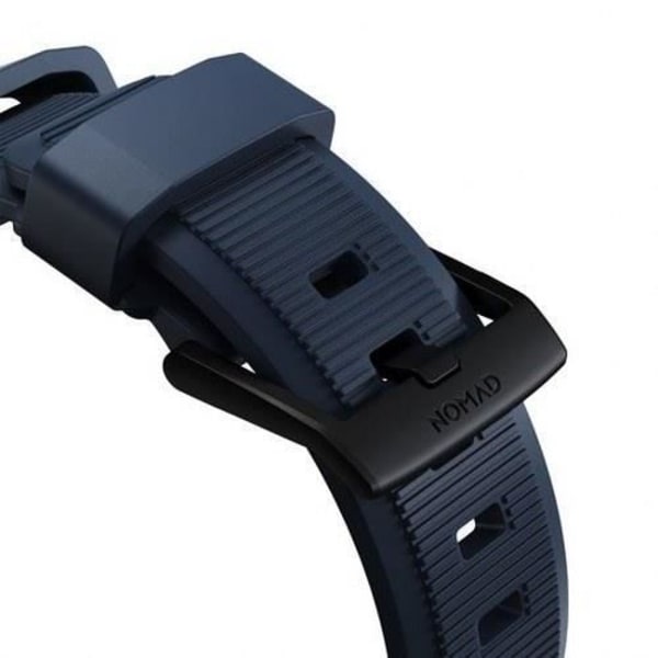 Armbånd til Apple Watch - NOMAD - Sort - Fluoroelastomer gummi - Slidstærk - Unisex Mörkblå