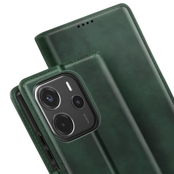 Etui för Xiaomi Redmi Note 14 4G Videostöd Grön gran Grön