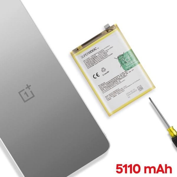 Interna Batteri för OnePlus Nord CE4 Lite 5G 5110mAh Original BLPB37 Oneplus Vit Vit