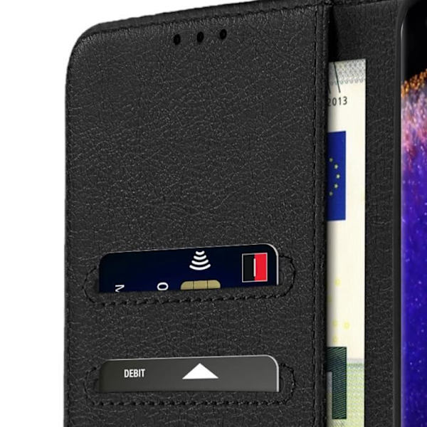 Cover Oppo Find X5 Pro Flip Wallet Function Video Support Black Svart